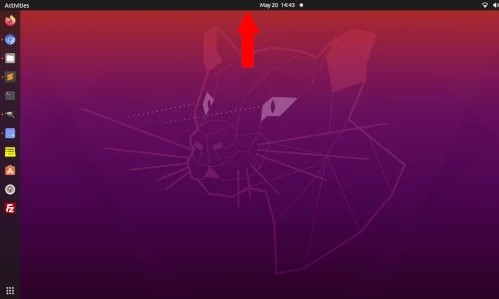 How to hide or auto-hide the top bar in Ubuntu