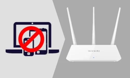 How to disconnect or block devices on Tenda F3 router