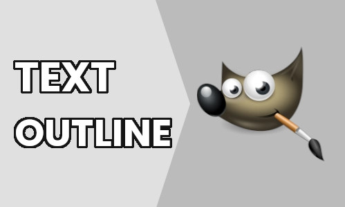 How to Add a Border Outline to Text in GIMP
