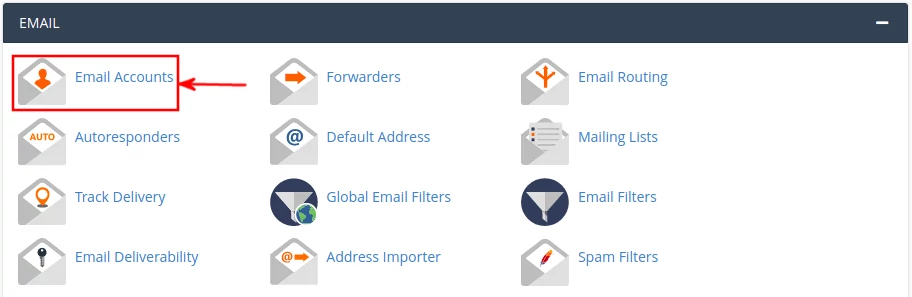 cPanel Email Accounts