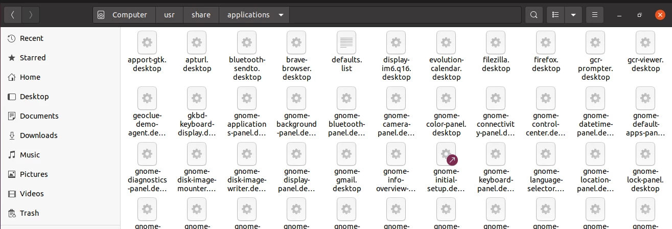 Directly opening a folder in Ubuntu file manager
