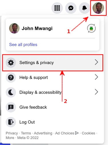 Facebook profile settings & privacy