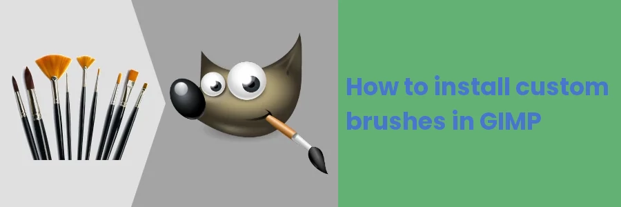How to install custom brushes in GIMP