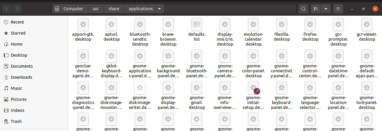 Opening a folder in Ubuntu terminal