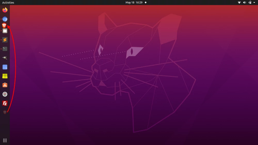 Rearranging apps on Ubuntu's Favorites bar