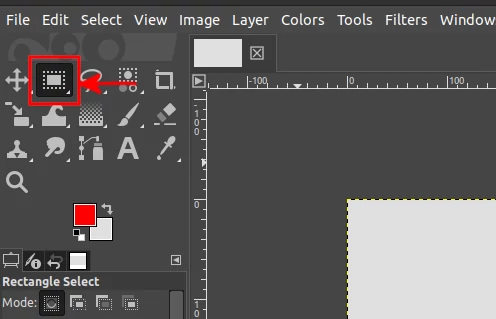 Rectangle select tool icon
