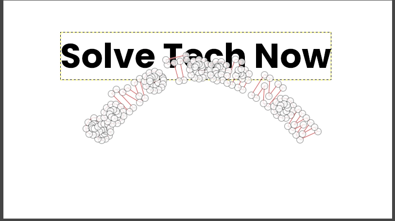 Text with multiple nodes along a path in GIMP