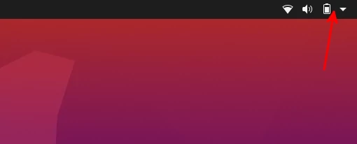 Ubuntu 20.04 top bar